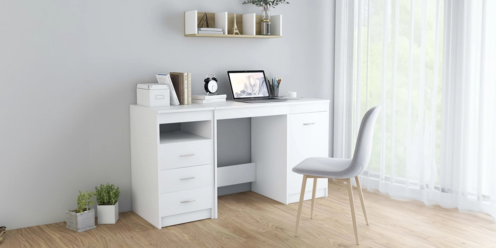 Bureau Leroy Merlin blanc