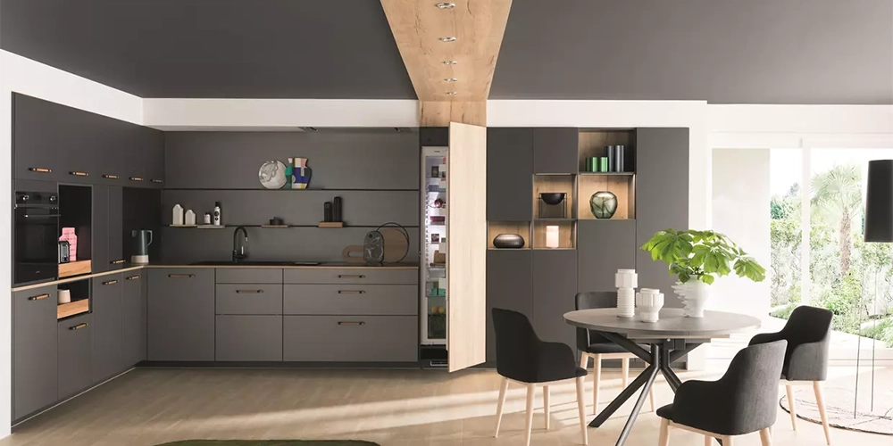 cuisine contemporaine mobalpa grise