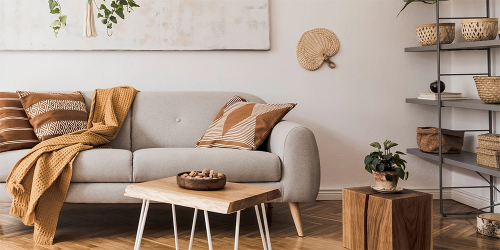 petit rangements de salon paniers